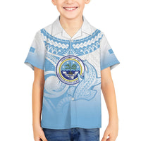Micronesia Constitution Day Hawaiian Shirt Polynesian Tribal Tattoo Simple Style LT05 - Polynesian Pride