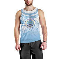 Micronesia Constitution Day Men Tank Top Polynesian Tribal Tattoo Simple Style LT05 - Polynesian Pride