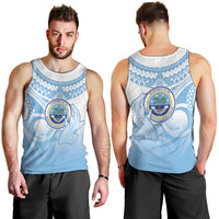 Micronesia Constitution Day Men Tank Top Polynesian Tribal Tattoo Simple Style LT05 - Polynesian Pride
