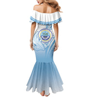 Micronesia Constitution Day Mermaid Dress Polynesian Tribal Tattoo Simple Style LT05 - Polynesian Pride