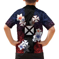 Wallis and Futuna Uvea Hawaiian Shirt Victory Day With Frangipani LT05 - Polynesian Pride