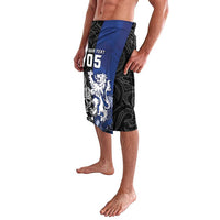 New Zealand And Scotland Rugby Custom Lavalava Maori Tiki With Thistle Together