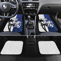 Fiji And Scotland Rugby Car Mats Fijian Palm Tree With Thistle Together