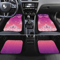 New Zealand Matariki Car Mats Maori Marae Purple Galaxy
