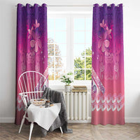 New Zealand Matariki Window Curtain Maori Marae Purple Galaxy