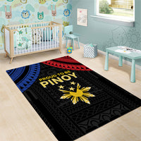 Philippines Independence Day Area Rug Proud To Be Pinoy LT05 - Polynesian Pride