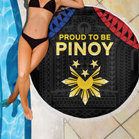 Philippines Independence Day Beach Blanket Proud To Be Pinoy LT05 - Polynesian Pride