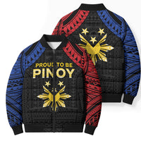 Philippines Independence Day Bomber Puffer Jacket Proud To Be Pinoy LT05 - Polynesian Pride