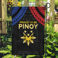 Philippines Independence Day Garden Flag Proud To Be Pinoy LT05 Garden Flag Black - Polynesian Pride