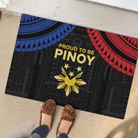 Philippines Independence Day Rubber Doormat Proud To Be Pinoy LT05 - Polynesian Pride