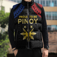 Philippines Independence Day Sleeveless Puffer Jacket Proud To Be Pinoy LT05 - Polynesian Pride