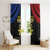 Philippines Independence Day Window Curtain Proud To Be Pinoy LT05 - Polynesian Pride