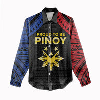 Philippines Independence Day Women Casual Shirt Proud To Be Pinoy LT05 - Polynesian Pride
