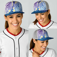 Plumeria With Galaxy Polynesian Tattoo Pattern Baseball Net Cap LT05 - Polynesian Pride