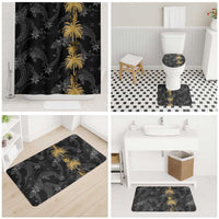 Hawaiian Honu And Surfboards Bathroom Set Gold Style - Polynesian Pride