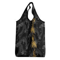 Hawaiian Honu And Surfboards Grocery Bag Gold Style LT05 - Polynesian Pride