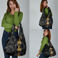 Hawaiian Honu And Surfboards Grocery Bag Gold Style LT05 - Polynesian Pride