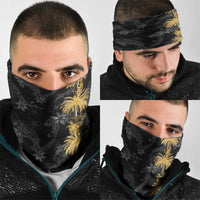 Hawaiian Honu And Surfboards Neck Gaiter Gold Style - Polynesian Pride