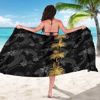 Hawaiian Honu And Surfboards Sarong Gold Style - Polynesian Pride