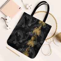 Hawaiian Honu And Surfboards Tote Bag Gold Style - Polynesian Pride