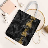 Hawaiian Honu And Surfboards Tote Bag Gold Style - Polynesian Pride