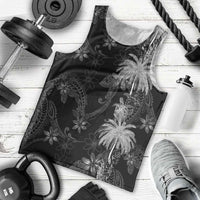 Hawaiian Honu And Surfboards Men Tank Top Silver Style LT05 - Polynesian Pride
