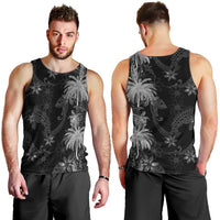 Hawaiian Honu And Surfboards Men Tank Top Silver Style LT05 - Polynesian Pride