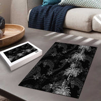 Hawaiian Honu And Surfboards Puzzle Silver Style - Polynesian Pride