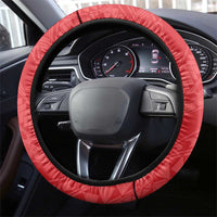 Puerto Rico Steering Wheel Cover Coqui Frog With Polynesian Pattern LT05 - Polynesian Pride