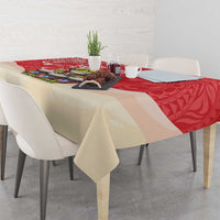 Puerto Rico Tablecloth Coqui Frog With Polynesian Pattern LT05 - Polynesian Pride