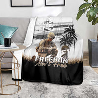 Hawaii Veterans Day Blanket Honor The Fallen Flag Grunge Style LT05 - Polynesian Pride