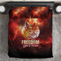 Hawaii Veterans Day Bedding Set May We Never Forget Freedom Isn't Free LT05 Red - Polynesian Pride