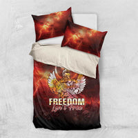 Hawaii Veterans Day Bedding Set May We Never Forget Freedom Isn't Free LT05 US Twin 172cm x 218cm Red - Polynesian Pride