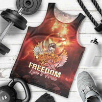 Hawaii Veterans Day Men Tank Top May We Never Forget Freedom Isn't Free LT05 - Polynesian Pride
