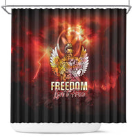 Hawaii Veterans Day Shower Curtain May We Never Forget Freedom Isn't Free