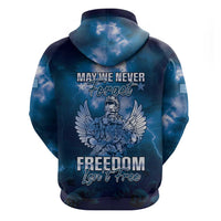 Federated States of Micronesia Veterans Day Zip Hoodie May We Never Forget Freedom Isn't Free