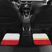 French Polynesia Armistice Day Car Mats Lest We Forget Flag Style LT05 Set 2pcs - Back Red - Polynesian Pride