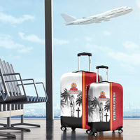 French Polynesia Armistice Day Luggage Cover Lest We Forget Flag Style