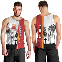 French Polynesia Armistice Day Men Tank Top Lest We Forget Flag Style LT05 - Polynesian Pride