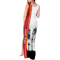 French Polynesia Armistice Day Tank Maxi Dress Lest We Forget Flag Style LT05 - Polynesian Pride