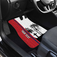 Wallis and Futuna Armistice Day Car Mats Lest We Forget Flag Style