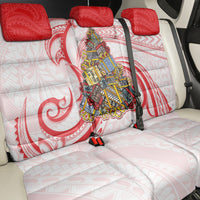 Happy Boxing Day Back Car Seat Cover Polynesian Gift Boxes Christmas Tree
