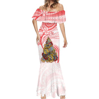 Personalized Happy Boxing Day Mermaid Dress Polynesian Gift Boxes Christmas Tree LT05 - Polynesian Pride