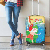 Christmas In Hawaii Luggage Cover Tis The Sea Sun