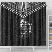 American Samoa MLK Day Shower Curtain Polynesian Style