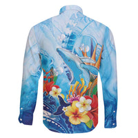 Polynesia Humpback Whale Family Matching Puletasi and Hawaiian Shirt Ocean Style LT05 - Polynesian Pride