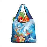 Polynesia Humpback Whale Grocery Bag Ocean Style LT05 1-pack One Size Blue - Polynesian Pride