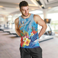 Polynesia Humpback Whale Men Tank Top Ocean Style