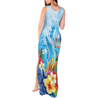Polynesia Humpback Whale Tank Maxi Dress Ocean Style LT05 - Polynesian Pride