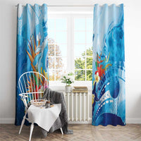 Polynesia Humpback Whale Window Curtain Ocean Style LT05 - Polynesian Pride